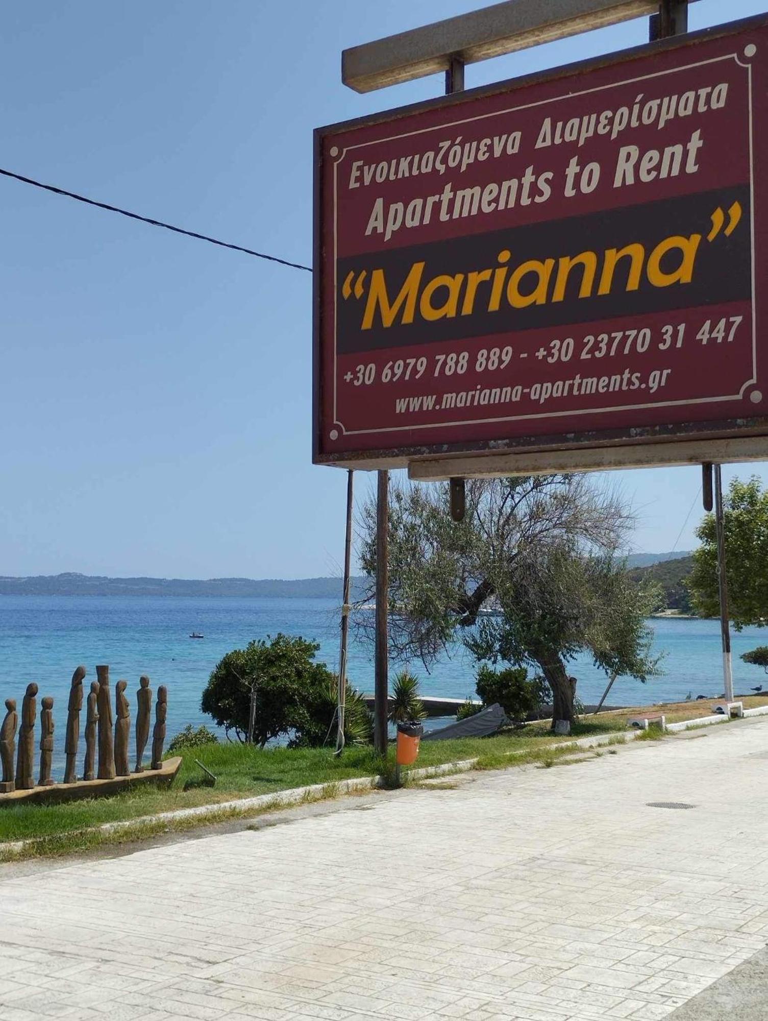 Marianna Apartments Néa Ródha Exterior foto